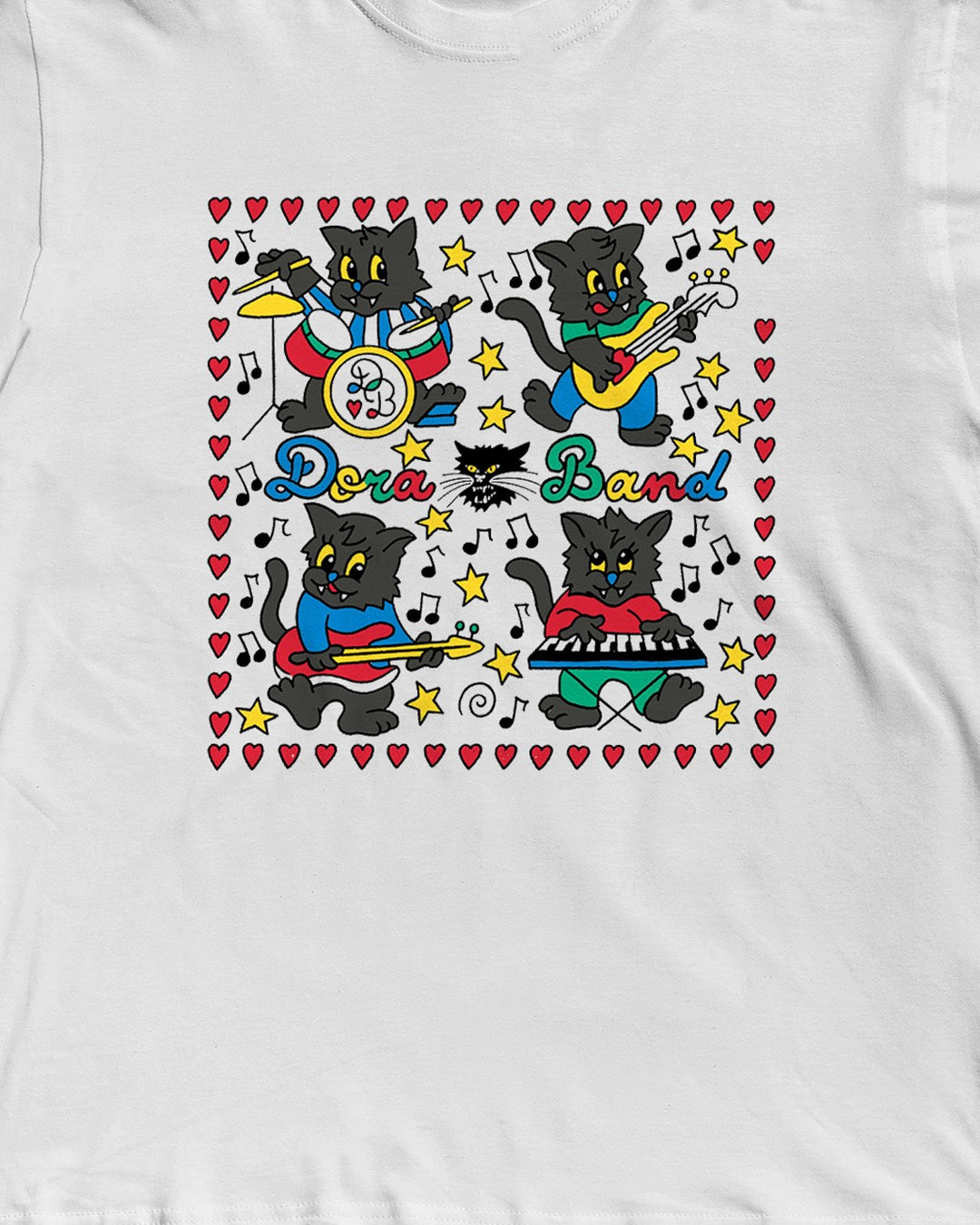 Dora Band - Camiseta “Vinieron Cuatro Gatos"