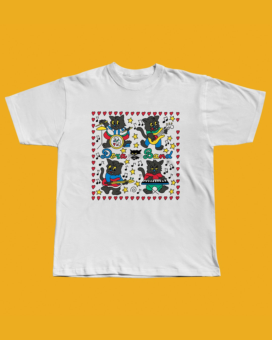 Dora Band - Camiseta “Vinieron Cuatro Gatos"